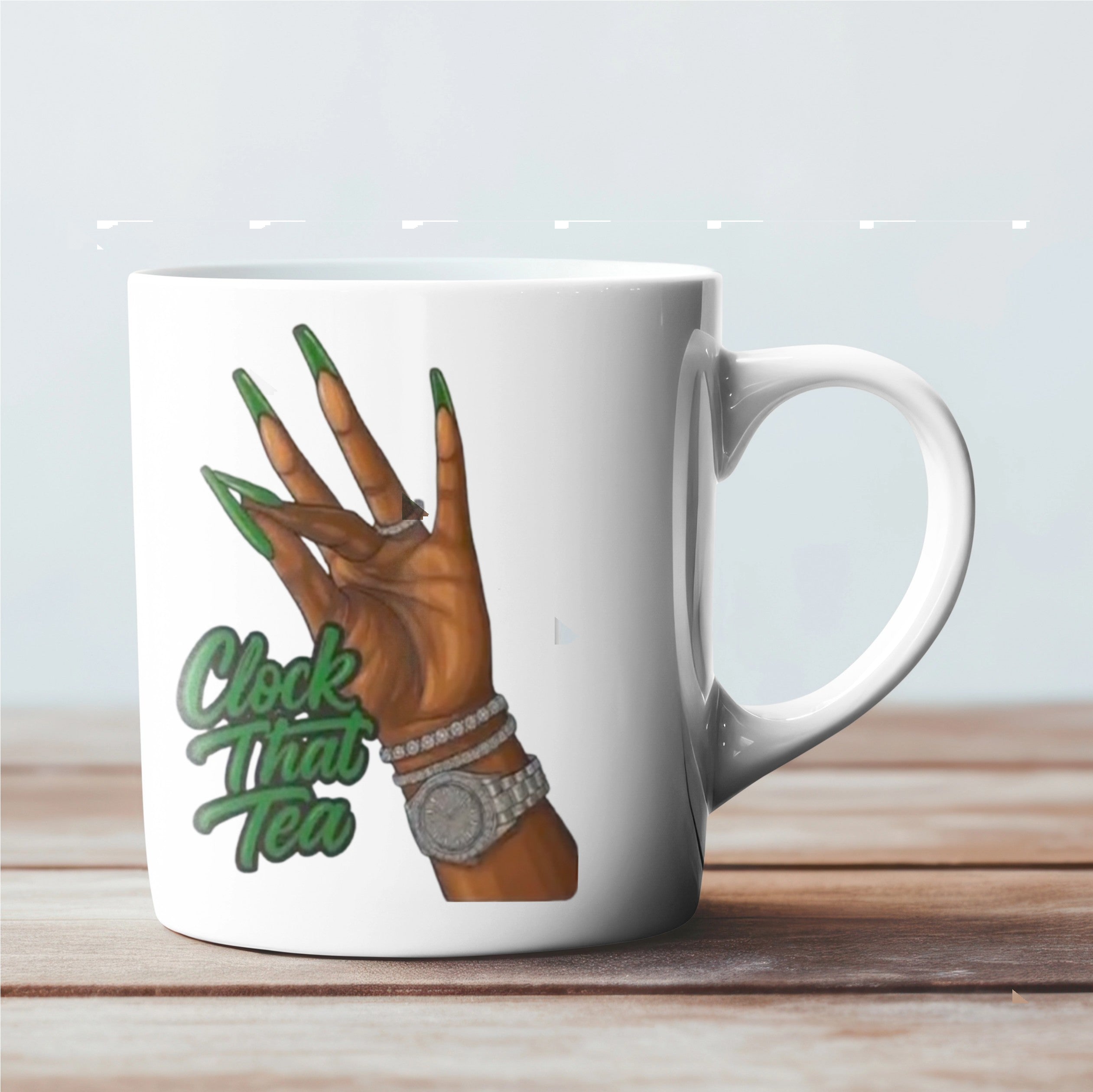 Clock That Tea Mugs