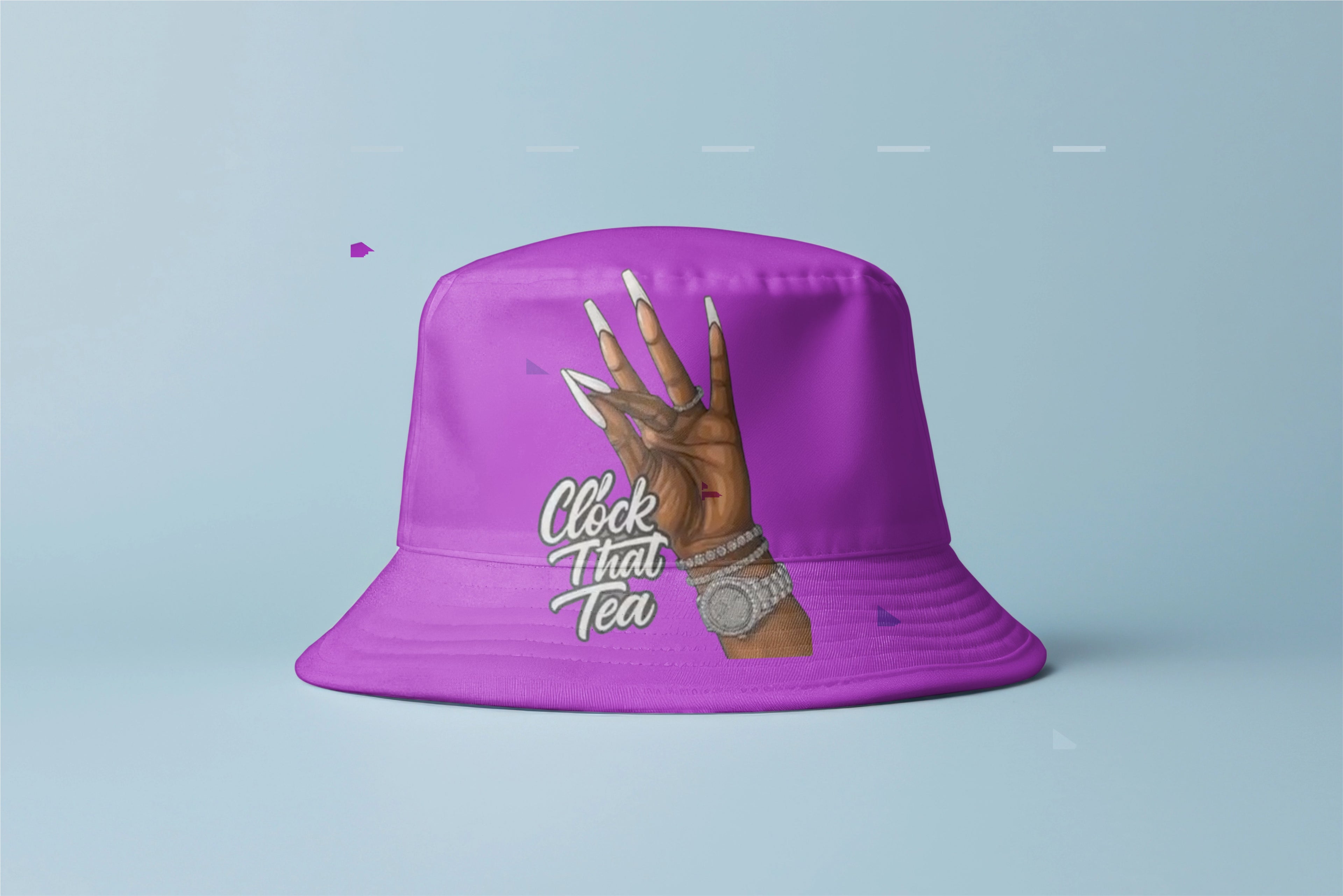 Clock That Tea Bucket Hat