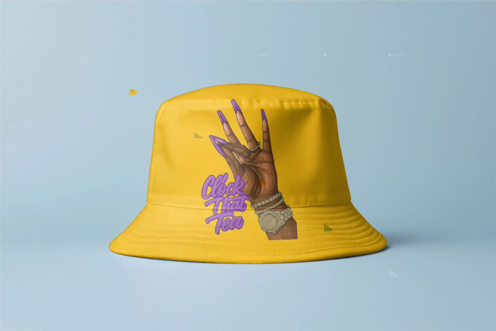 Clock That Tea Bucket Hat