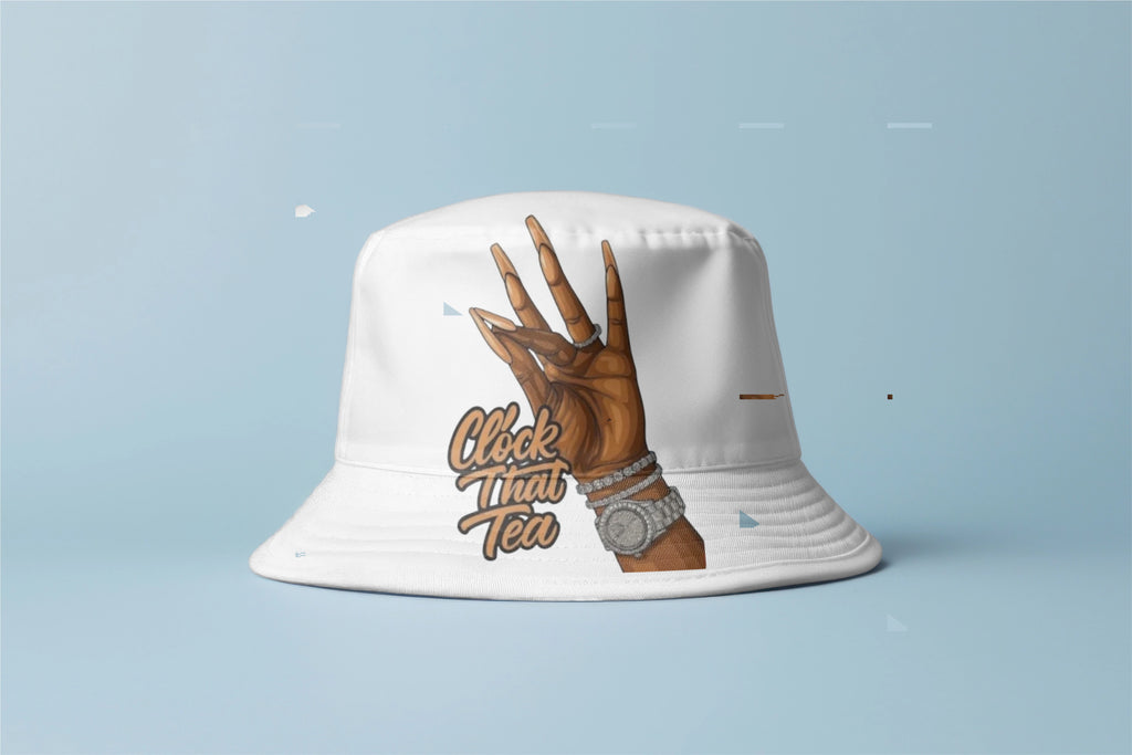 Clock That Tea Bucket Hat