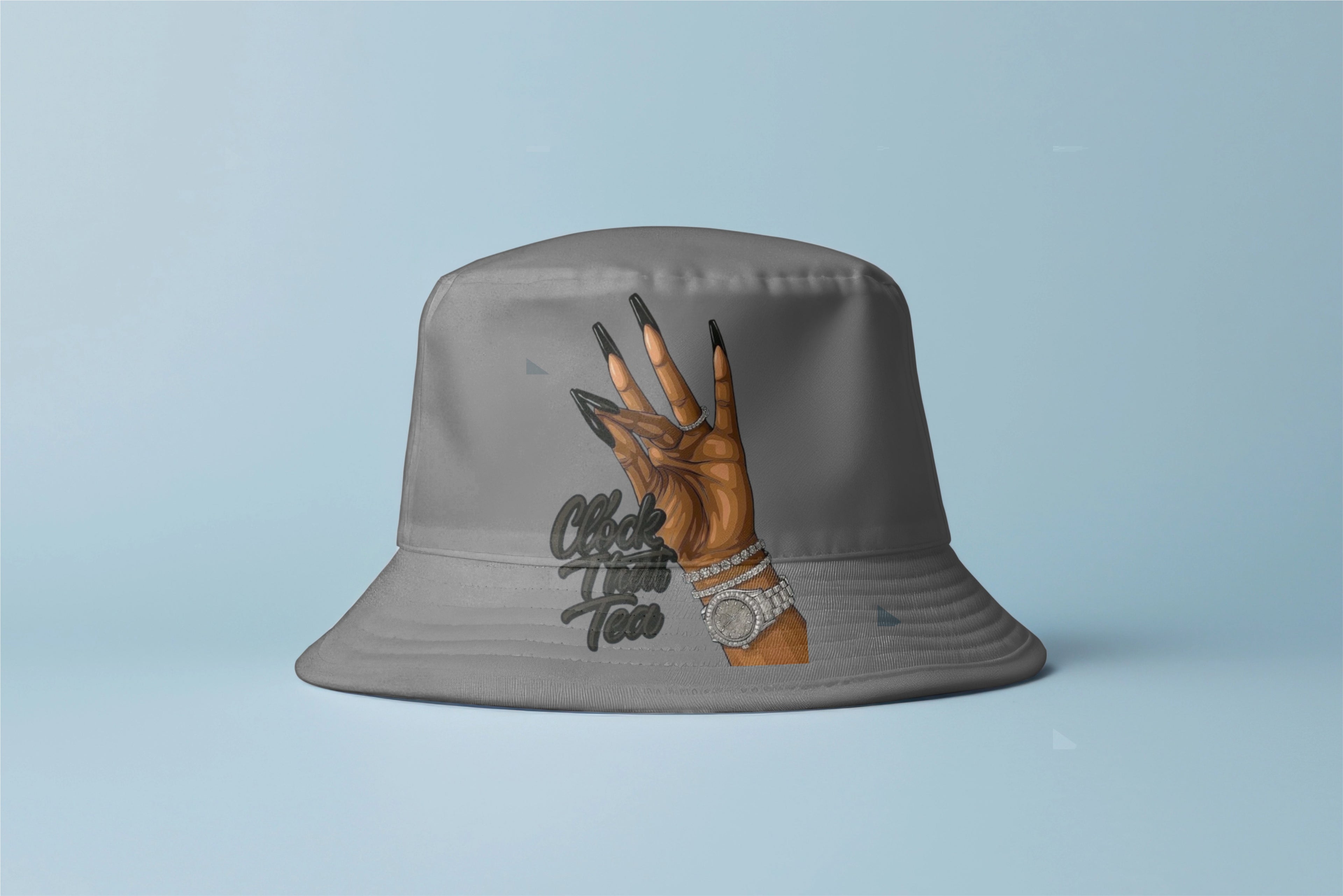 Clock That Tea Bucket Hat
