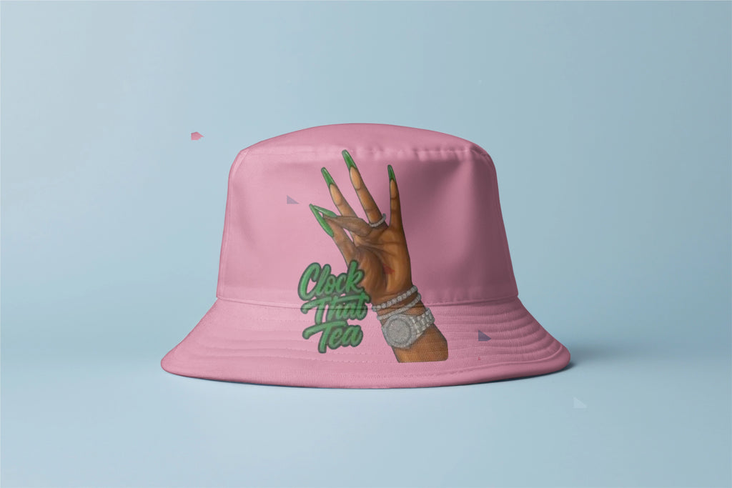 Clock That Tea Bucket Hat