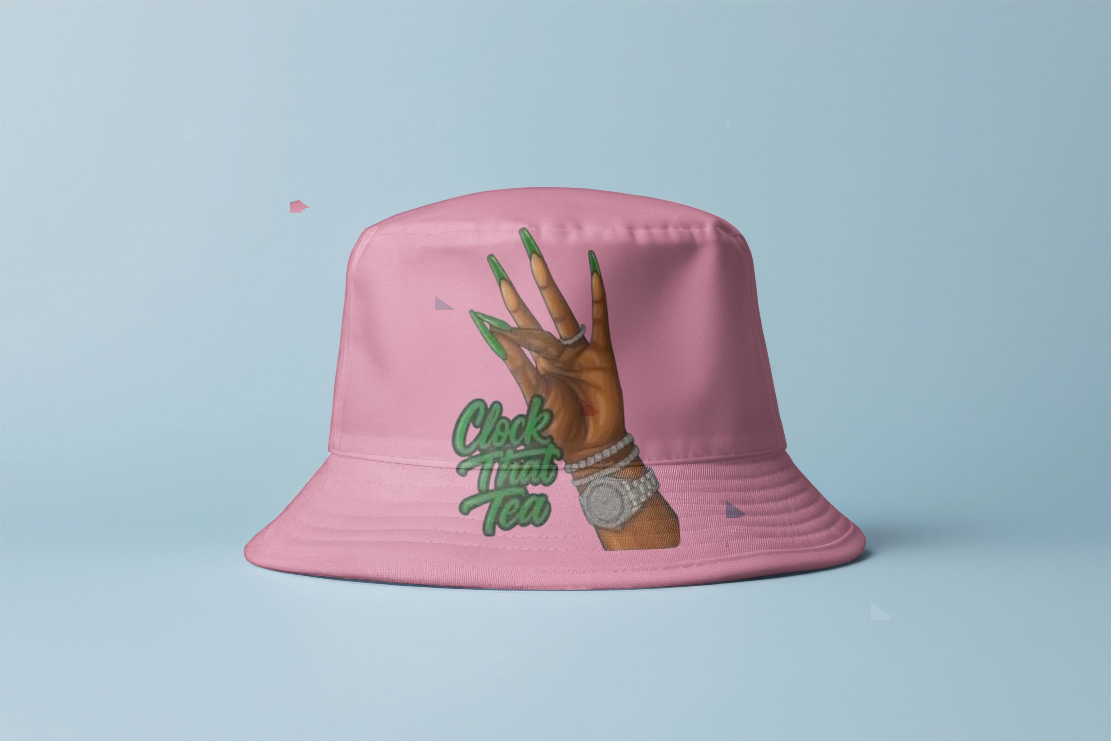 Clock That Tea Bucket Hat