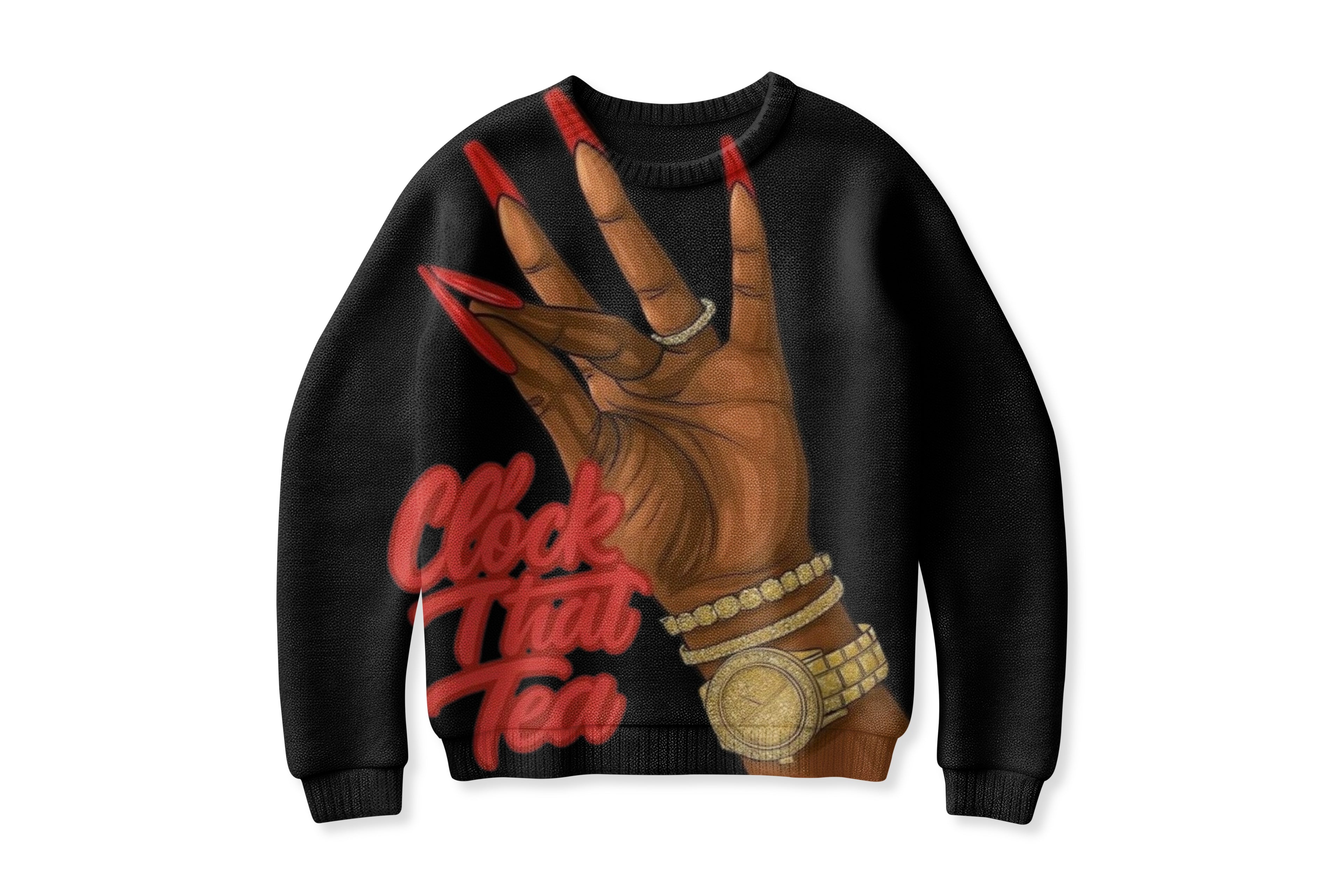 Clock That Tea Sweat Shirt