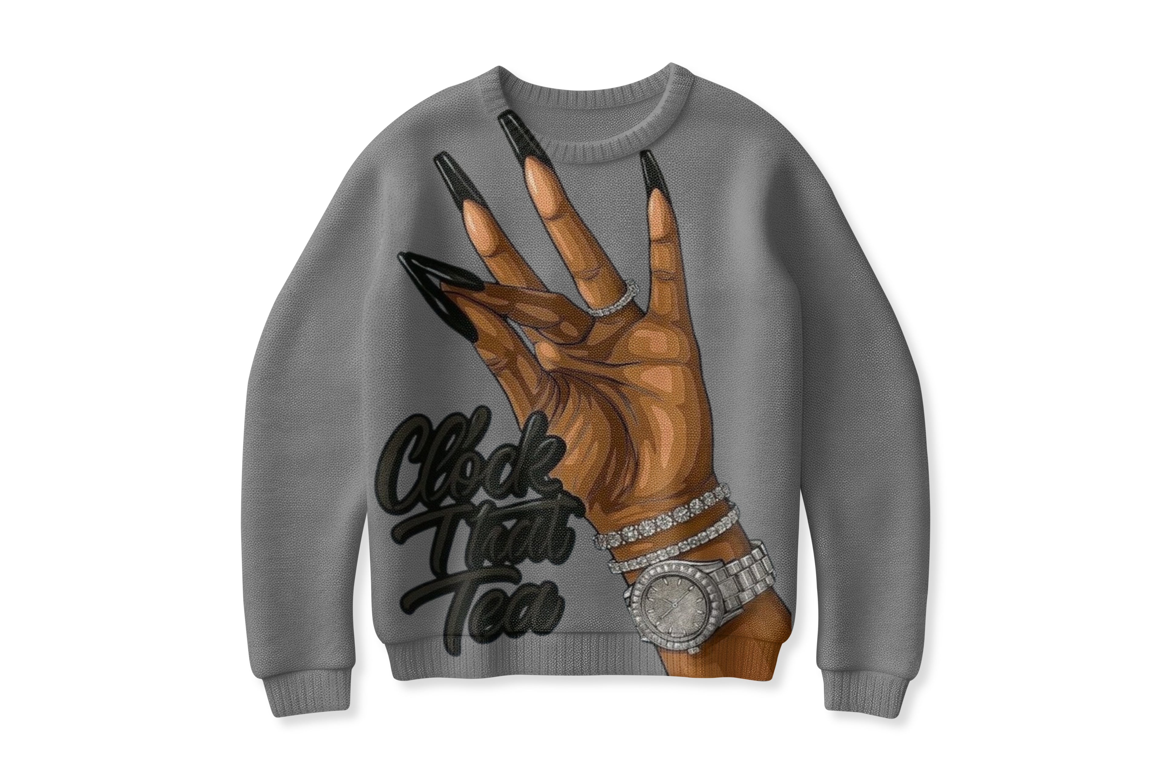 Clock That Tea Sweat Shirt